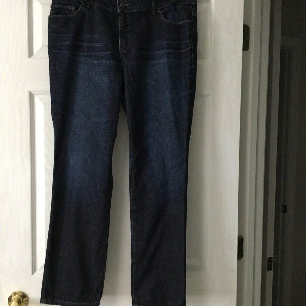 Chico's Platinum Denim in Dark Indigo